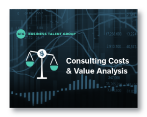 Thumbnail image of "Consulting Costs & Value Analysis" report cover